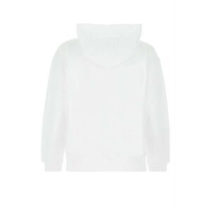 GIVENCHY Logo Print Cotton Hoodie Women WHITE Sweaters & Knitwear